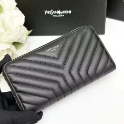 2 Colors leather 19x9cm Long Wallet BB-120319