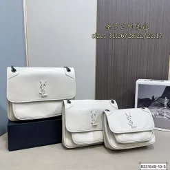 9 Colors Leather Big31x26cm Medium28x22cm Small22x17cm Chains Woman's Handbag BB-175305