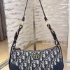 Fashion 25x13cm Embroidery and Leather Crossbody Bag XQBB-14525