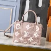 25X19X11.5cm Leather fuzzy fur Totebag BB-150343