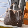 3Colors 58x32x21cm Leather Woman's Handbag BB-160360