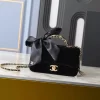 2 Colors Bow Velvet Chains Messenger bag BB-190339