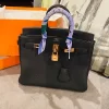 4Colors Big35cm Medium30cm Small25cm Leather Woman's Handbag BB-160392