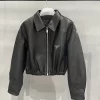 High Quality Sheepskin wide version short baseball jacket WT-61309