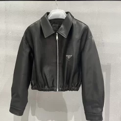 High Quality Sheepskin wide version short baseball jacket WT-61309
