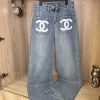 Embroidered denim Straight-Leg Jeans WKZ-63608