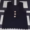 2Color Buttoned knit vest BX-63406