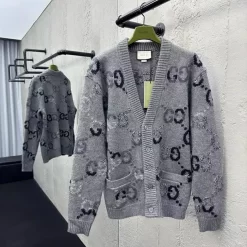 Gradient knitted cardigan MY-63216