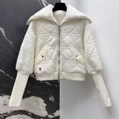 2Color Threaded sleeve cotton jacket WT-81313