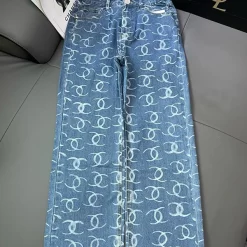 2 Color Full-Print Back Pocket Sequined Pants WKZ-63609