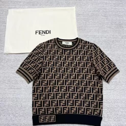 Lettering short-sleeved sweater MY-63218