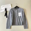 Exquisite button High Quality knit cardigan(Grey high-top) MY-63205
