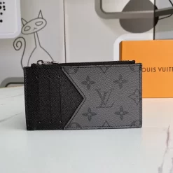 7Color 8×14.5cm Canvas&Genuine Leather CardHolder BB-40465