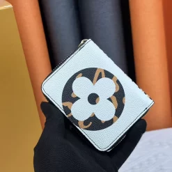 Fashion 11x8x2cm Zip Around Genuine Leather Wallet BB-45464