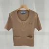 Knitted short sleeves TX-61716