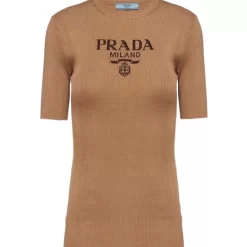 Tan Knitted short sleeves TX-61712