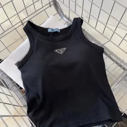 Solid color knitted vest BX-63410