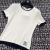 Fashion Round neck knitted short sleeves TX-61720