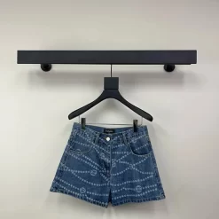 Printed Denim Shorts WKZ-63612