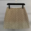 Colorful rhinestone flower series short skirt QZ-63109