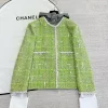 Fashion Hooded Green Jacket WT-81325