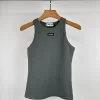 Knitted sleeveless cotton tank top BX-63419