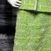 Green Pencil Skirt QZ-63117