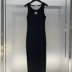 Embroidered Sleeveless Vest Slim Fit Dress QZ-63124