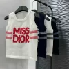 U-neck knit tank top BX-63424