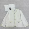 Wave Trimmed Cashmere Cardigan MY-63242