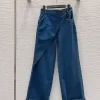Asymmetric Wrap Waist Pants WKZ-63619