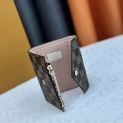 Brown Squares&Pink Linings