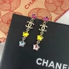 Colored Stone-set Earrings ED-518266