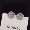 Circular Rhinestone Flowers Earrings ED-518274