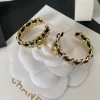 Stone-set Circular Earrings ED-518278