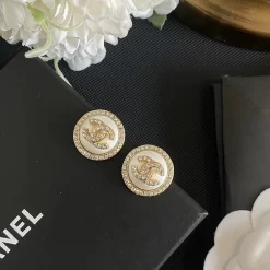 Stone-set Circular Earrings ED-518288