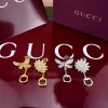2Colors Stone-set Flowers Earrings ED-518488