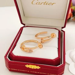 Stone-set Circle Earrings ED-518231