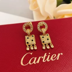 3Colors Elegant Stone-set Earrings ED-518232