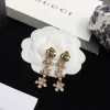 Stone-set Flowers Earrings ED-518474