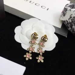 Stone-set Flowers Earrings ED-518474
