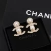 Elegant Stone-set Pearls Earrings ED-518291