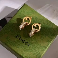 Hoop Stone-set Earrings ED-518478