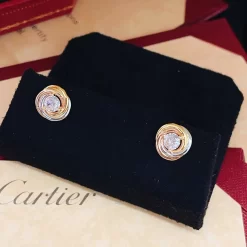 Minimalist Stone-set Earrings ED-518236