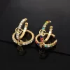 2Colors Stone-set Earrings ED-518458