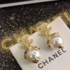 Gemstone stud Earrings with pearls ED-518257