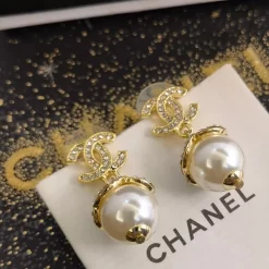 Gemstone stud Earrings with pearls ED-518257
