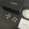 2Colors Rhinestones Stud Spherical Pendant Earrings ED-518319