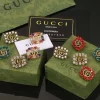 5Colors Gemstone Stud Earrings ED-518455