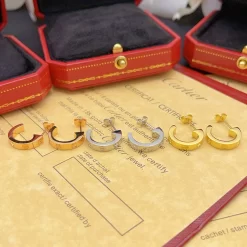 3Colors Circle Earrings ED-518225